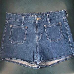Denim shorts